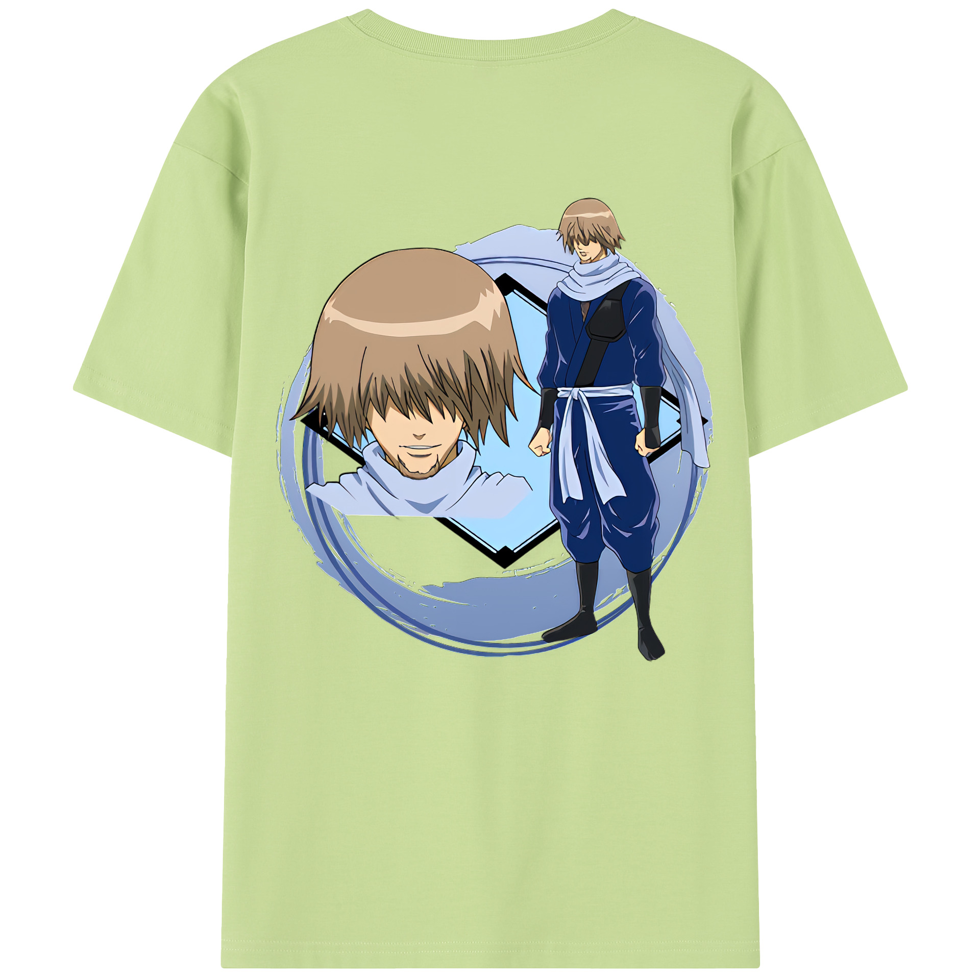 （画像用） ぎんたま 坂田銀時（さかたぎんとき） 神楽 志村新八（しむら しんぱち） GINTAMA Sakata Gintoki Kagura Shimura Shinpachi 綿100％半袖Tシャツ（背面プリント）
